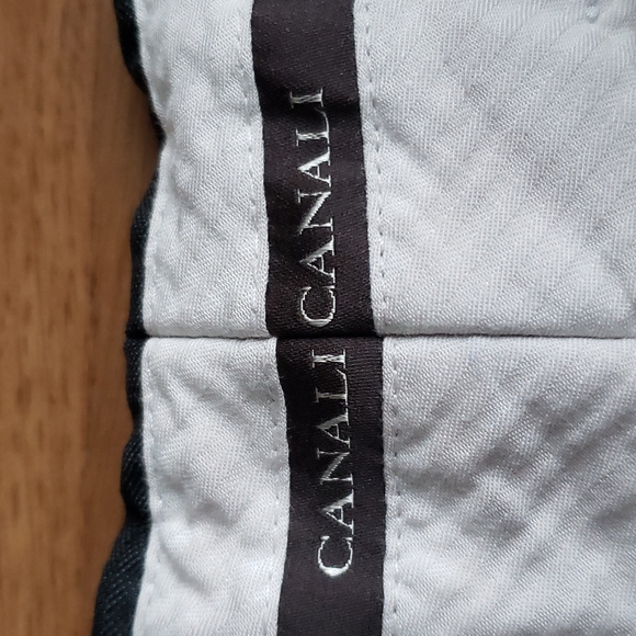 Canali Black Trouser Dress Pants 31" Waist X 29" Inseam Length Italian Designer - Picture 6 of 15